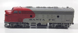 Bachmann Santa Fe 307 Red and Grey Freight Train Diesel Engine Locomotive HO Scale Not Tested Missing One Headlight