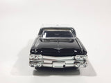 Jada Toys No. 92520 1959 Cadillac Eldorado Police Car #258 Black and White Die Cast Toy Race Car Vehicle Missing Rooftop Light