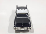 Jada Toys No. 92520 1959 Cadillac Eldorado Police Car #258 Black and White Die Cast Toy Race Car Vehicle Missing Rooftop Light
