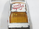Vintage Majorette Pontiac Firebird Trans Am White Die Cast Toy Car Vehicle with Blown Motor