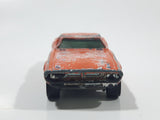 Vintage 1983 Hot Wheels Dixie Challenger Orange Die Cast Toy Car Vehicle