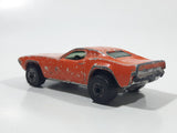Vintage 1983 Hot Wheels Dixie Challenger Orange Die Cast Toy Car Vehicle