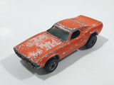 Vintage 1983 Hot Wheels Dixie Challenger Orange Die Cast Toy Car Vehicle