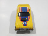 Vintage 1985 Hot Wheels Torino Stocker Yellow Die Cast Toy Car Vehicle