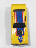 Vintage 1985 Hot Wheels Torino Stocker Yellow Die Cast Toy Car Vehicle
