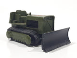 Vintage 1969 Lesney Matchbox Series Case Tractor Bull Dozer Army Olive Green Die Cast Toy Car Military Vehicle
