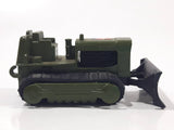 Vintage 1969 Lesney Matchbox Series Case Tractor Bull Dozer Army Olive Green Die Cast Toy Car Military Vehicle