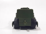 Vintage 1969 Lesney Matchbox Series Case Tractor Bull Dozer Army Olive Green Die Cast Toy Car Military Vehicle
