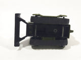 Vintage 1969 Lesney Matchbox Series Case Tractor Bull Dozer Army Olive Green Die Cast Toy Car Military Vehicle