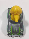 1981 Playskool The Muppets Sesame Street Big Bird Green Die Cast Toy Car Vehicle Made in Hong Kong
