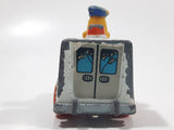 1981 Playskool The Muppets Sesame Street Bert Pigeon Patrol Police Officer White Die Cast Toy Car Vehicle Made in Hong Kong