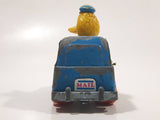 1982 Playskool The Muppets Sesame Street Big Bird Mail Truck Blue Die Cast Toy Car Vehicle Made in Hong Kong