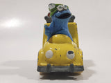 1981, 1983 Playskool The Muppets Sesame Street Blue Cookie Monster Yellow Die Cast Toy Car Vehicle