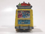 1981, 1983 Playskool The Muppets Sesame Street Blue Cookie Monster Yellow Die Cast Toy Car Vehicle