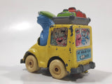 1981, 1983 Playskool The Muppets Sesame Street Blue Cookie Monster Yellow Die Cast Toy Car Vehicle