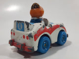 1981 1983 Playskool The Muppets Sesame Street Ernie Race Car White Die Cast Toy Car Vehicle