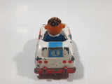 1981 1983 Playskool The Muppets Sesame Street Ernie Race Car White Die Cast Toy Car Vehicle