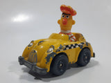 1981 1983 Playskool The Muppets Sesame Street Bert Taxi Cab Driver Yellow Die Cast Toy Car Vehicle