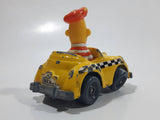1981 1983 Playskool The Muppets Sesame Street Bert Taxi Cab Driver Yellow Die Cast Toy Car Vehicle