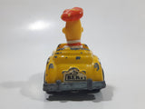 1981 1983 Playskool The Muppets Sesame Street Bert Taxi Cab Driver Yellow Die Cast Toy Car Vehicle