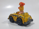 1981 1983 Playskool The Muppets Sesame Street Bert Taxi Cab Driver Yellow Die Cast Toy Car Vehicle