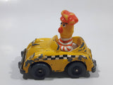 1981 1983 Playskool The Muppets Sesame Street Bert Taxi Cab Driver Yellow Die Cast Toy Car Vehicle