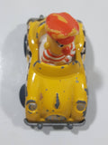 1981 1983 Playskool The Muppets Sesame Street Bert Taxi Cab Driver Yellow Die Cast Toy Car Vehicle