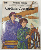 Vintage 1987 Hoby Books Illustrated Classic Editions Captains Courageous Paper Cover Book 4536 Rudyard Kipling