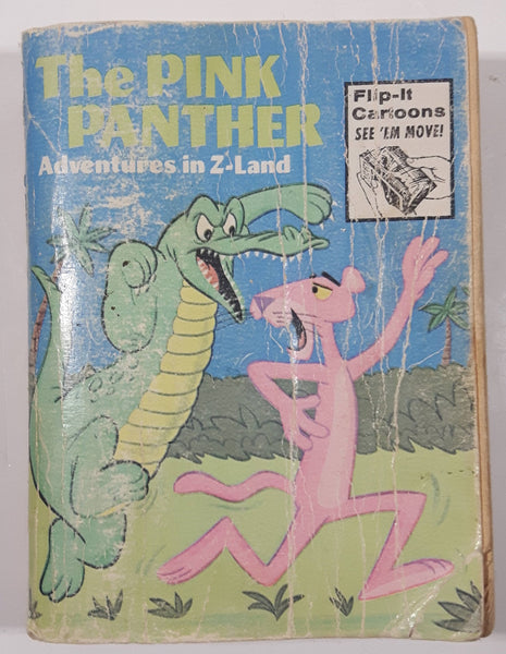 Vintage 1976 Whitman A Big Little Book Flip-It Cartoon The Pink Panther Adventures in Z-Land Paper Cover Book 5776