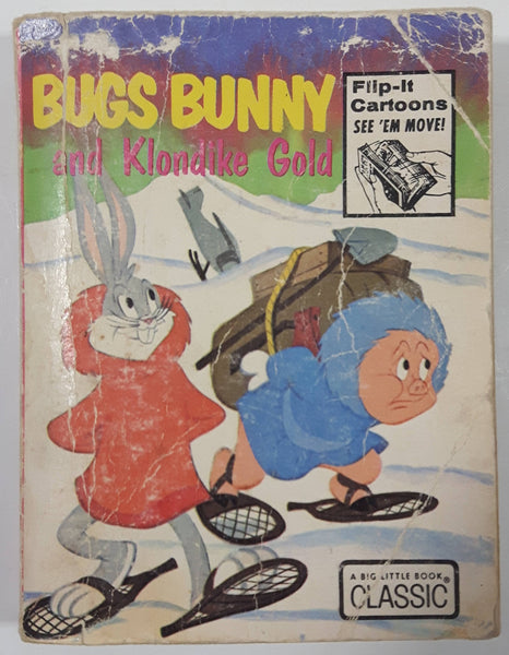 Vintage 1974 Whitman A Big Little Book Flip-It Cartoon Bugs Bunny and Klondike Gold Paper Cover Book 5766