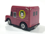 Vintage 1989 ERTL DC Comics The Joker Delivery Van Truck Purple Die Cast Toy Car Vehicle