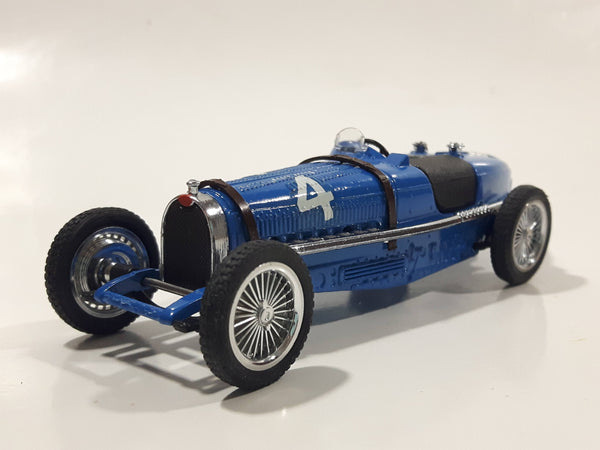 Brumm R41 1933 Bugatti Type 5 #4 Blue 1/43 Scale Die Cast Toy Race Car Vehicle
