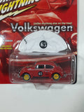 2005 RC2 Johnny Lightning 1965 Volkswagen Beetle Rallye #65 Red 1/64 Scale Die Cast Toy Car Vehicle with Bonus Mini Car Cover New in Package