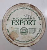 Vintage Macdonald's Export Finest Virginia Cigarette Tobacco 8 oz Metal Tin Can