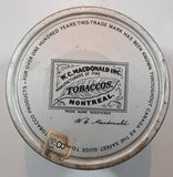 Vintage Macdonald's Export Finest Virginia Cigarette Tobacco 8 oz Metal Tin Can