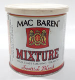 Vintage Mac Baren Mixture Scottish Blend High Class Smoking Tobacco 9 oz Metal Tin Can
