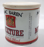 Vintage Mac Baren Mixture Scottish Blend High Class Smoking Tobacco 9 oz Metal Tin Can