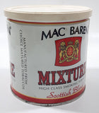 Vintage Mac Baren Mixture Scottish Blend High Class Smoking Tobacco 9 oz Metal Tin Can