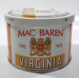 Vintage Mac Baren Virginia No 1 Tin Metal Pipe Tobacco Container