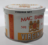 Vintage Mac Baren Virginia No 1 Tin Metal Pipe Tobacco Container