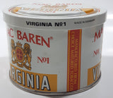 Vintage Mac Baren Virginia No 1 Tin Metal Pipe Tobacco Container