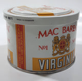 Vintage Mac Baren Virginia No 1 Tin Metal Pipe Tobacco Container