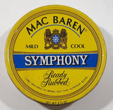 Vintage Mac Baren Symphony Ready Rubbed 3 1/2 oz Tin Metal Pipe Tobacco Container