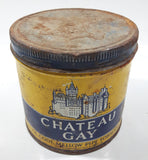 Vintage Chateau Gay A Cool, Mellow Pipe Tobacco 8 oz Metal Tin Can