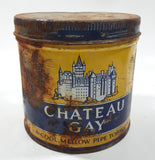 Vintage Chateau Gay A Cool, Mellow Pipe Tobacco 8 oz Metal Tin Can
