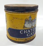 Vintage Chateau Gay A Cool, Mellow Pipe Tobacco 8 oz Metal Tin Can