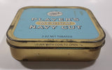Vintage Player's Medium Navy Cut 2 oz Light Blue Tin Metal Tobacco Container