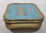 Vintage Player's Medium Navy Cut 2 oz Light Blue Tin Metal Tobacco Container