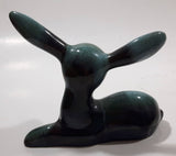 Vintage Blue Mountain Pottery 4 1/2" Long Drip Glaze Fawn Deer Animal Figurine Ornament