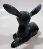 Vintage Blue Mountain Pottery 4 1/2" Long Drip Glaze Fawn Deer Animal Figurine Ornament